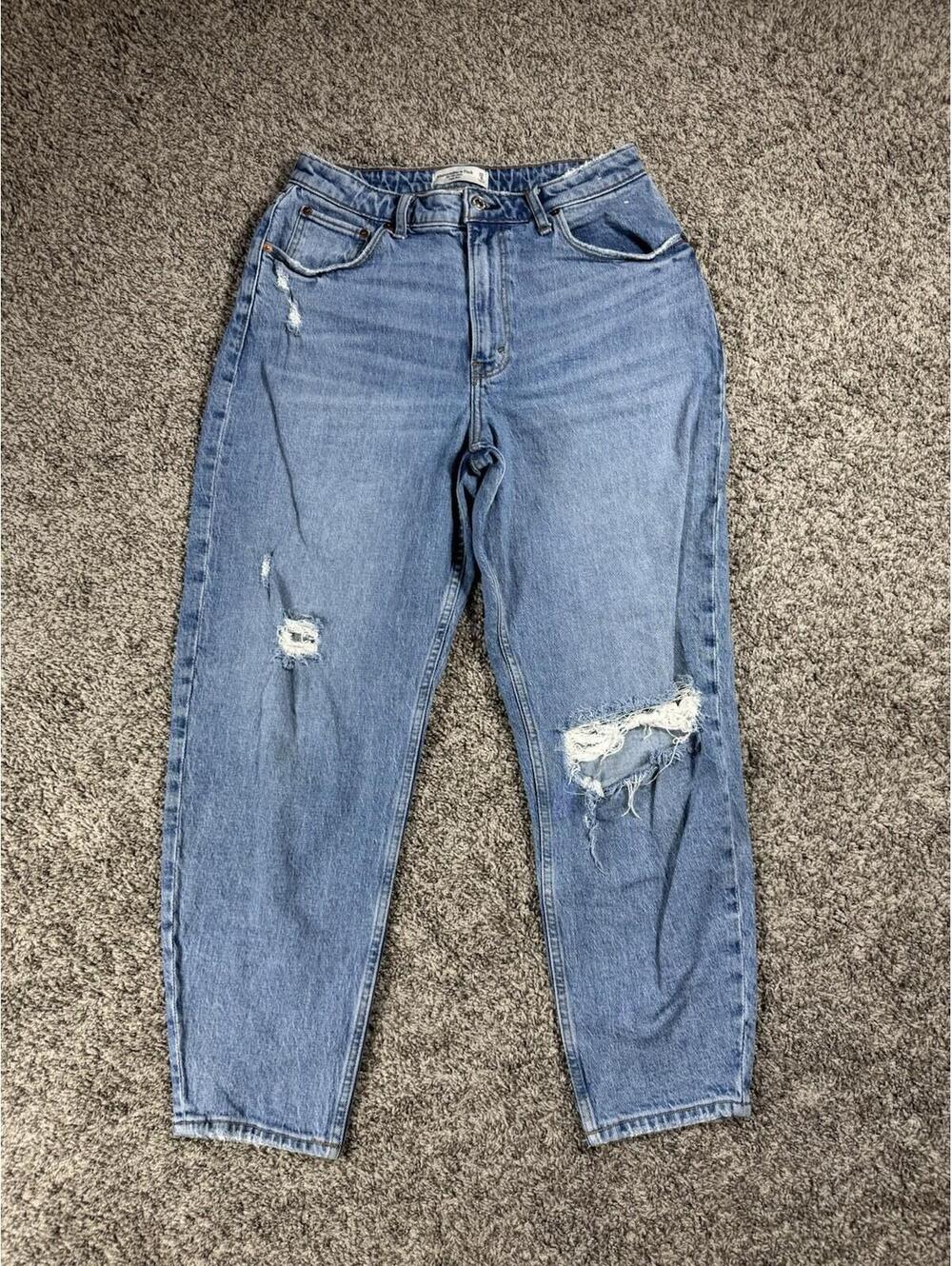 Abercrombie & Fitch Jeans The 80’s Mom Jean High Rise 29/8Curve Love - Picture 2 of 8